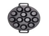YES4HOMES 12 Holes Mini Cast Iron Cake Pan Mini Dutch Pancake Cake Pan V278-UI1864-12-HOLES-CAKE-PAN