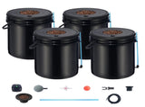 DWC Hydroponics Grow, Hydroponic Growing, Deep Water Culture 5-Gallon 4 Buckets, DWC V952-SSSPXTYX4110VW1XKV3