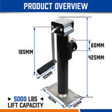Trailer Caravan Canopy Jack Stand 2267kg 5000lbs Heavy Duty Solid Weld Bracket V465-86091