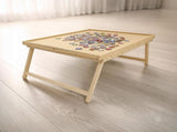 1500 Piece Wooden Jigsaw Puzzle Table 67x87cm Puzzle Board with Folding Legs V63-844471