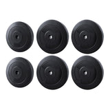 Everfit 50kg Barbell Weight Plates Standard Home Gym Press Fitness Exercise FIT-K-DB-PL-50