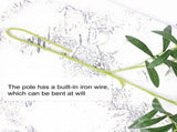 Olive Long Stem Olive Tree Branches Artificial Plants Olive Tree Branches for Small Vase Tabletop V1369-AZ3-W-21025