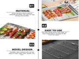 1Pack Kitchen Baking Rack,QZS Small Cooking Rack,Nonstick Wire Grill Net,Stainless Steel Roasting V1189-WXFWAL-20260319-00182