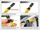 4X4 Tyre Deflator Automatic Valve Stems Adjustable Tyre Pressure Off-Road Tyre - Yellow - Size 2 V1102-796-65674-YEL-2SETS-8PCS