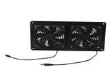 12V 20W Solar Powered Fan Kit Monocrystalline Silicon 3W Dual Cooling Fan for Car Greenhouse V1294-YM0521-3114230026411