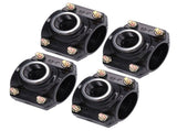 4 Sets Water Drain Saddle Plastic Pipe Additional Quick Connector Tee Kit G1 Female Thread V1294-YM0715-3111210455411