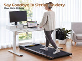 Artiss Electric Standing Desk Height Adjustable Home Office 120cm White HASD-ET156E-SHELF-WH-AB