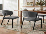 Artiss Dining Chairs Set of 4 Linen Fabric Soft Upholstered Chairs Grey DINC-KJ-7016-GYX4