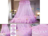 Round Canopy Lace Princess Style Mosquito Net Bed Curtain for Children Bed V1294-YM0901-JY25244-02
