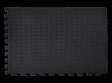 12 Tiles EVA Rubber Foam Gym Mat 60x60cm 2.5cm Thick Fitness Flooring Set V63-823881