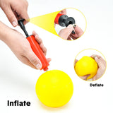 Portable Outdoor Spikeball Roundnet Game Set Team Beach Ball Game Bouncer Toy with Carrying Bag Net V985-ROUNDNETGAMESSET