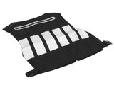 Reflective Safety Vest Cycling Clothes Waistcoat for Courtyard Training Sports EquipmentBlack White V1294-YM0901-3111210127211
