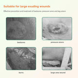 Foam Dressing 7 x 7 Waterproof Sacral Wound Dressing High Absorbent Pads Breathable Decubitus V1370-AZ4-17861