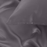 Pure Silk Pillow Case by Royal Comfort-Charcoal ABM-204834