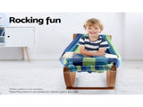 Gardeon Hammock Bed Outdoor Camping Kids Timber Hammock Rocking HM-TIM-ARC-KIDS-BLUE