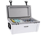 Insulated Portable Cooler, 49 L, Holds 50 Cans, Retention Hard Cooler with Heavy Duty Handle, V952-BXSYLQQZS55QTAYNBV0