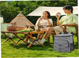 Insulated Backpack Cooler Bag Large Capacity Waterproof for Picnic Camping Lunch Grill, Gray V1188-MS-325-1781