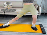 Sliding Exercise Mat Ski Trainer Board with Shoe Covers Full Body Workout Equipment for Home Fitness V1308-DSZKI-1669-2