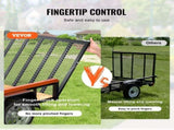 2-Sided Trailer Lift Assist, 163 kg Load Capacity, Compatible with Open Utility Trailer V952-SBKCWMSJXTJSHQYWHV0