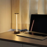 Minimalist Table Lamp Cordless Lamp Rechargeable Lamp Touch Dimmable Lamp - Black - Size 24CM V1106-124-25545-BLK-24CM