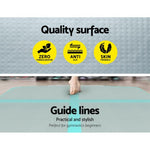 Everfit GoFun 4X1M Inflatable Air Track Mat Tumbling Floor Home Gymnastics Green ATM-4-1-01M-MG