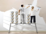 Work 4 Gear Adjustable Height, Folding Alloy Steel Step Ladder, Portable Scaffolding V952-BXSZDJSJZJ90H7CSCV0