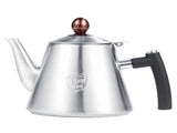 1.2L Stainless Steel Stove top Teapot Tea Coffee Pot Kettle Heat Resistant Handle Matte V1294-YM0722-JY03671-01