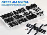 184Pcs TV Mounting Hardware Screw Kit Universal M4 M5 M6 M8 Metal Bolt Washer and Spacer Set for V1366-AZ2-W-14959