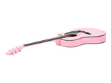 Karrera Acoustic Cutaway 40in Guitar - Pink ACG40-PK