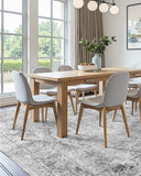 VEVOR Large Area Rug 1828.8x2743.2 mm Anti-Skid Indoor Floor Mat Bohemian Gray V952-JXZXDT6X9FTH013AF001V0