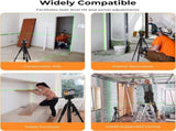 CIGMAN 59-inch Lightweight Adjustable Laser Level Tripod with 3-Way Swivel Pan Head, Bubble Level, V413-CTP-01