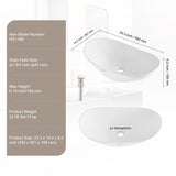 Modern Ceramic Vessel Sink 60x36cm Bathroom Vanity Bowl Countertop V952-TMSCTCTYX603O50YKV0