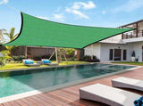 Sun Shade Sail Breathable Farbic Canopy Awning Shelter Rectangle UV Block Canopy for Patio Backyard V1294-YM0716-3111220144613
