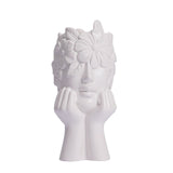 Vase White Ceramic Vases for Home Living Room Guesthouse Decoration V1294-YM0718-220825MQ02-4