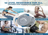 Everfit Rowing Machine for Home Magnetic Rowing Machine App Compatible Quiet Exercise Equipment ROWING-C-MAG-16L-DT-WH