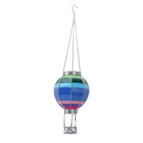 Hanging Solar Lantern Decoration Iron Solar Hanging Light Lamp for Garden Yard Patio Outside Striped V1294-YM0901-3111240201311