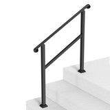 VEVOR Handrails for Outdoor Steps, 2-3 Step Stair Hand Rail & Indoor Railing Kit, Railings for V952-KDJSLZFSHSZW9HILGV0