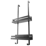 Wall Shower Shelf Large Space Metal Hanging Shower Organizer Rack with Suction Cup for Bathroom V1294-YM0710-3112230068312