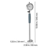 Dial Test Indicator and Bore Gauge Measuring Tool Set, Dial Indicator 0.03 Accuracy, 50.8-152.4 V952-NJCLGJGJDNJBWDXZQ001V0