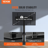 VEVOR Stand Mount, Swivel Tall Stand for 32 to 65 inchs, Height Adjustable Portable Floor V952-LDDSZJGDZXG65LL11V0