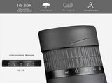10-30X50 High Power Zoom Monocular Telescope Set with Smartphone Holder and Tripod Waterproof HD V888-ELOSUNG38563