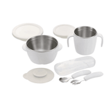 RICHELL TLI Stainless steel Feeding Set White DTK12282