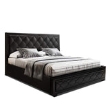 Artiss Bed Frame King Size Gas Lift Black TIYO BFRAME-F-TIYO-K-BK-ABC