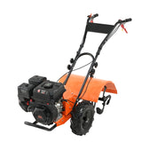 Tiller Cultivator Gas Powered, 212CC 4-Stroke Garden Cultivator, Tiller with 4 Steel Adjustable Rear V952-RYGYJ212CCSCGHWDEV0