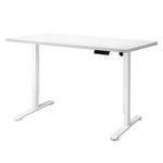 Levede Motorised Standing Desk Height 120cm White 800x 1.5MM DH4948-120S-WHWH