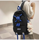 Cute Backpack for Women Men, Cute Backpack Fashion Trendy Harajuku Shoulder Bag Aesthetic Hiking V1192-AZ-W-15318