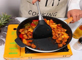 Reusable Kitchen Utensil Set - Non-Stick, Black, Stainless Steel & Silicone V1263-JX-6067