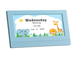 Artiss 7" Digital Day Clock Calendar Alarm LCD Children Sleep Trainer Clocks Blue DDC-7INCH-KID-BU