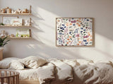 Yezi Floral Canvas Wall Art Print Modern Clarity Fadeless Bedroom Home Decor DECO1039-80X80-AU