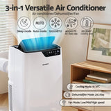 Devanti Portable Air Conditioner Dehumidifier Fan 12000BTU PAC-B-12000-WH